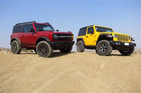 2021 Ford Bronco Wildtrak Vs Jeep Wrangler Rubicon The Dirt By 4wp