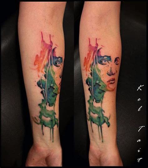 Watercolor Tattoo Kel Tait Tattoo Artist Melbourne Australia