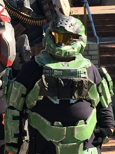Self Made A Halo Costume For My Disabled Friend And Took Him To Rccc