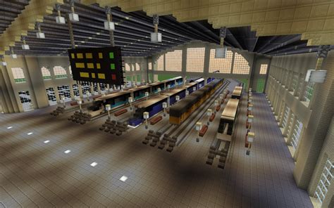 Gare Du Nord Train Station Of Paris Minecraft Map