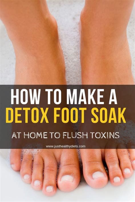 How To Make A Detox Foot Soak At Home To Flush Toxins Foot Detox