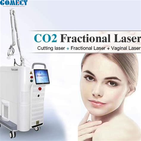 Glass Rf Tube Stretch Marks Acne Scars Removal Co2 Fractional Laser Vaginal Tightening Machine