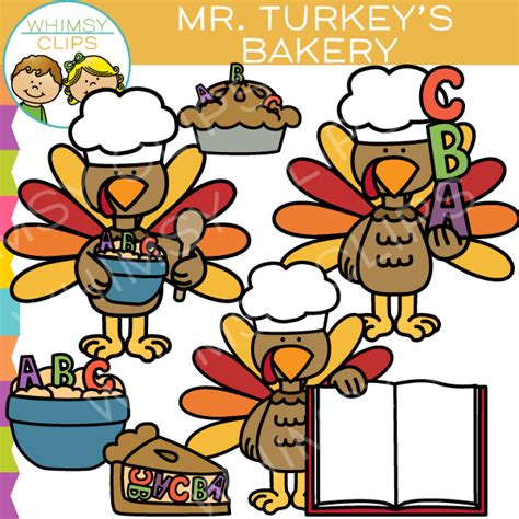 Turkey Fun Clip Art Commercial Use Turkey Clipart Thanksgiving Clip