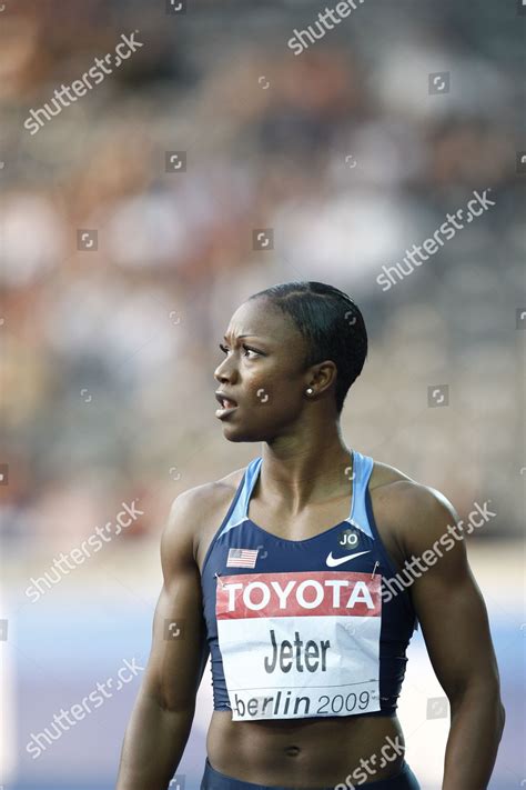 Carmelita Jeter Usa Reacts After 100m Editorial Stock Photo Stock
