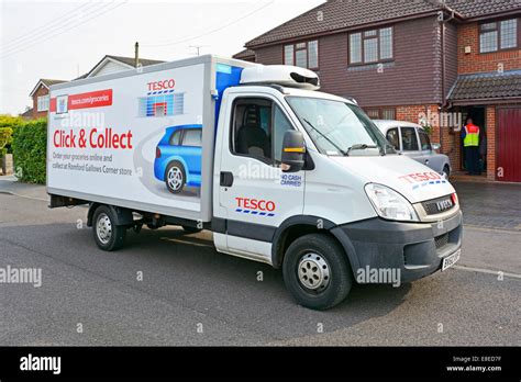 Tesco Home Delivery Van Advert Hi Res Stock Photography And Images Alamy