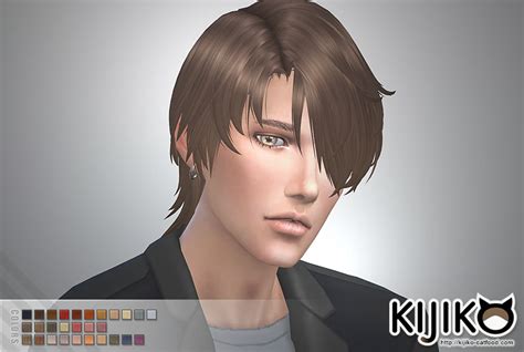 Kijiko Sims Gloomy Bangs Hair For Him Sims 4 Hairs