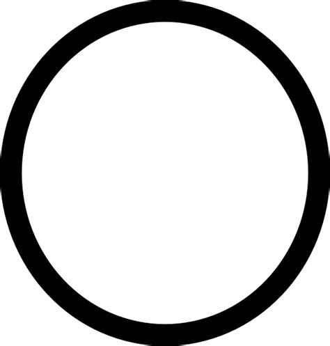 13 Circle Outline Vector Images Black Circle Transparent Png Clip Art