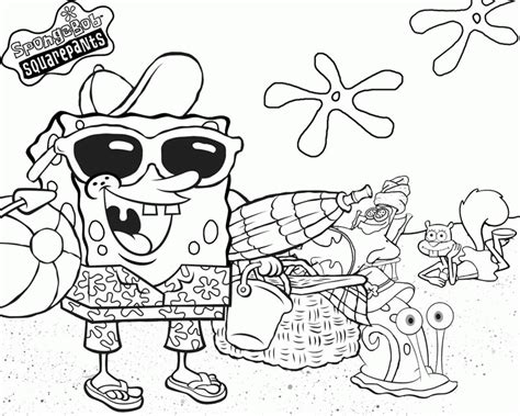 Spongebob Easter Coloring Pages Coloring Home