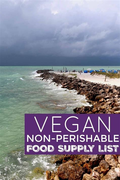 What kind of food do you need for a hurricane? 30 Non-Perishable Items that Should be on Your Vegan ...