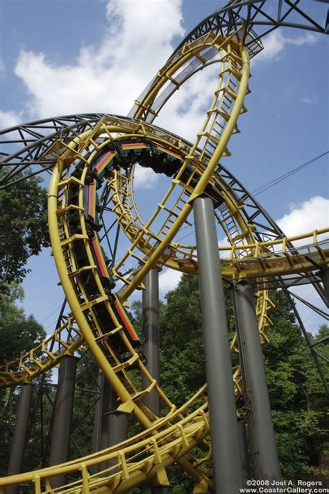 The roller coaster, often nicknamed the white roller coaster due to the previously white color, at lagoon amusement park in farmington, utah, united states, is the oldest roller coaster at the park. Loch Ness Monster roller coaster at Busch Gardens ...