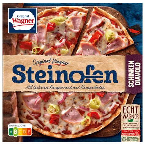 Original Wagner Steinofen Pizza Schinken Diavolo Scharf 340g Bei Rewe