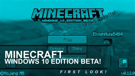 Minecraft Windows 10 Edition Beta First Look Tara Minecraft