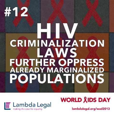 Us Lambda Legal Highlights 15 Ways That Hiv Criminalisation Laws Harm Us All Hiv Justice Network