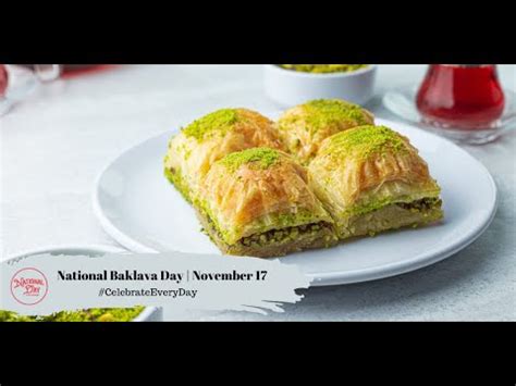 National Baklava Day November Youtube