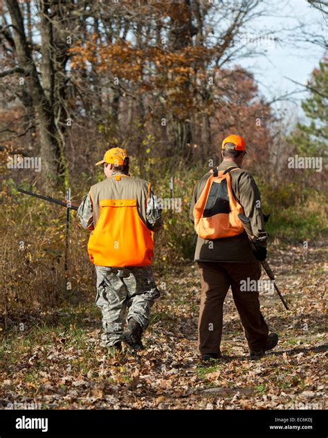 Father And Son Hunting Stock Photo Alamy