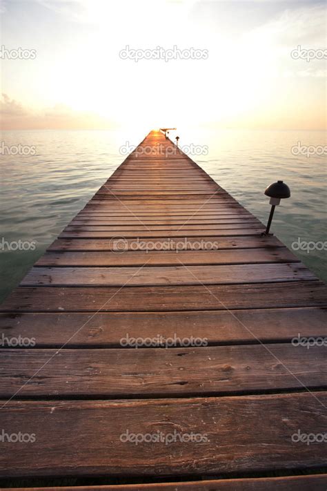 Boardwalk On Beach Stock Photo By ©kamchatka 13777334