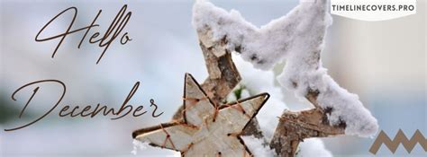 Hello December Keep Sparkling Like Stars Facebook Cover Photo