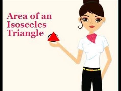 It is a nineth standard problem and i can not use trigonometry(i mean i can not use the formula that involves sine ,cosine etc. Finding the area of an isosceles triangle. - YouTube