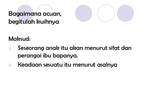 Kalau tak pandai menari, jangan salahkan lantai yang tak rata. Bagaimana Acuan Begitulah Kuihnya In English - Caranya ...