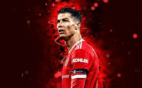 Download Wallpapers Cristiano Ronaldo Close Up 4k Manchester United