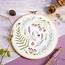 Wildwood Contemporary Embroidery Kit By Hawthorn Handmade 