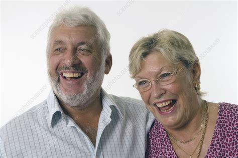 Mature Couple Laughing Stock Image C0465499 Science Photo Library