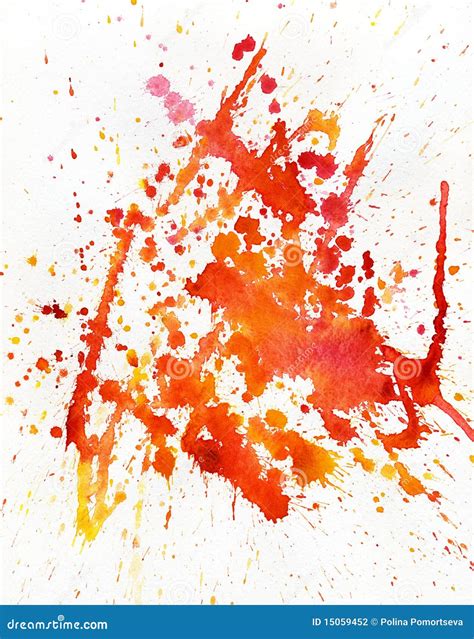Red Spot Watercolor Background Royalty Free Stock Image