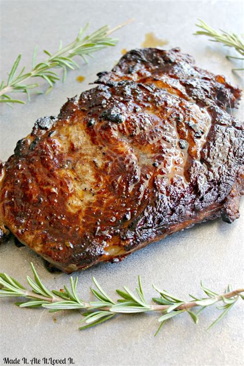 Make sure to properly season both sides of all the steaks before continuing. The Perfect Pan Seared Steak | Lady Cookbook