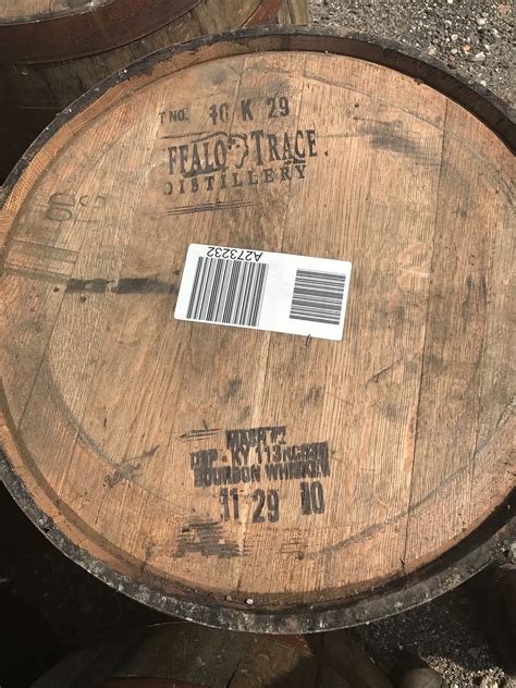 Blantons Bourbon Mash Bill 2 Buffalo Trace American Oak Barrel