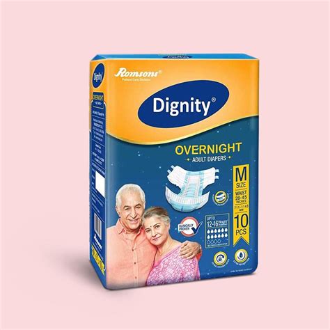 Shop Romsons Dignity Overnight Adult Diapers 12 16 Hrs For