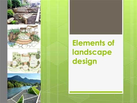 Elements Of Landscape