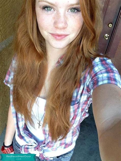 Fit Redhead Selfie