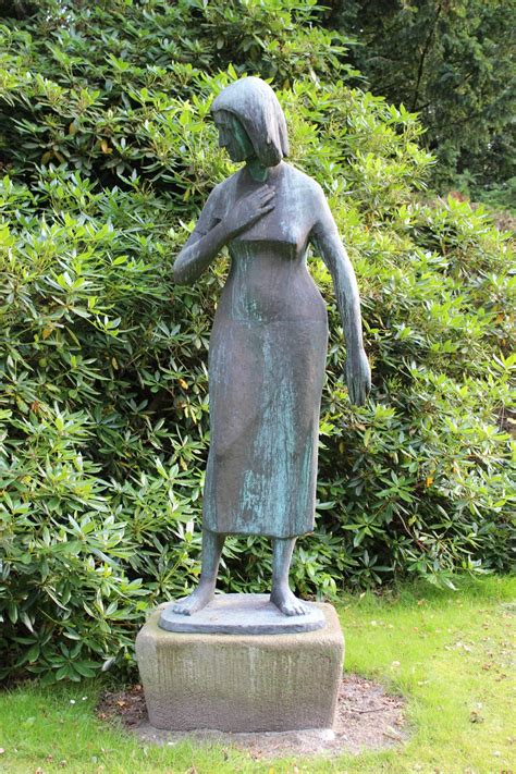 Free Images Woman Monument Statue Metal Botany Garden Sculpture