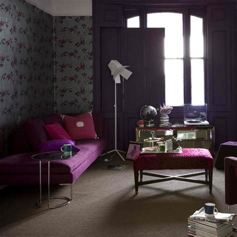 41 Black And Purple Living Room Ideas Background Kkirzer