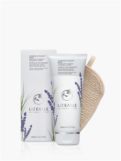 Liz Earle Cleanse And Polish™ Body Gentle Mitt Cleanser Lavender And Vetiver 200ml At John Lewis
