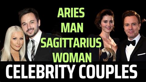 Aries Man Sagittarius Woman Famous Couples Youtube