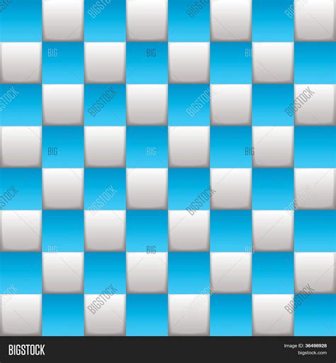 Blue White Squares On Vector And Photo Free Trial Bigstock