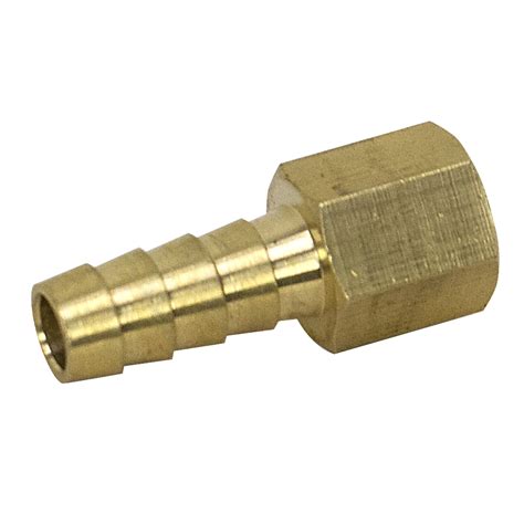 38 Hose Barb X 14 Npt Female Solid Brass Fittings Air Fittings