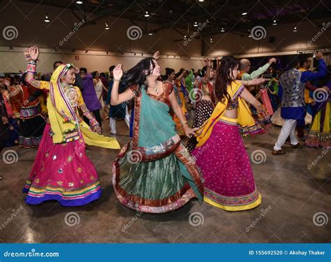 Girls In Traditional Dress Dancing Dandiya Raas Garba Traditional Folk My XXX Hot Girl