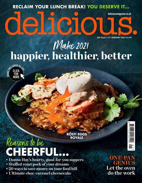 Delicious Magazine January 2021 Subscriptions Pocketmags