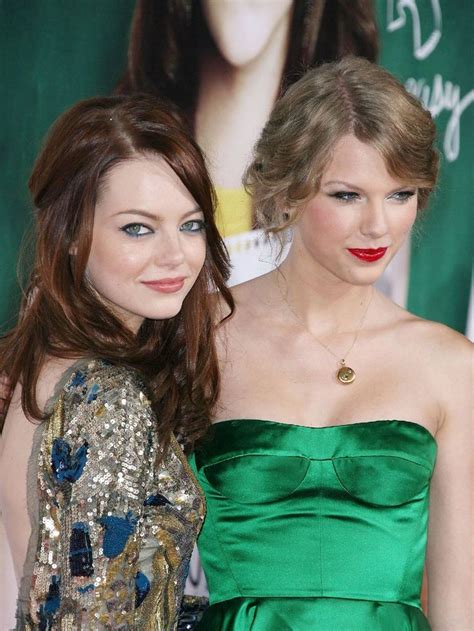 Taylor Swift And Emma Stone Taylor Swift Pinterest Emma Stone