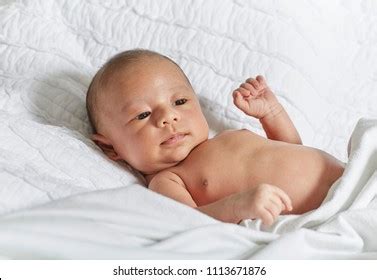 Naked Baby Babe Laying On His Stock Photo Shutterstock