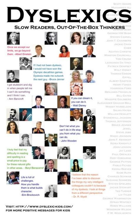 Famous Dyslexics You Can Aspire To Become Infograph
