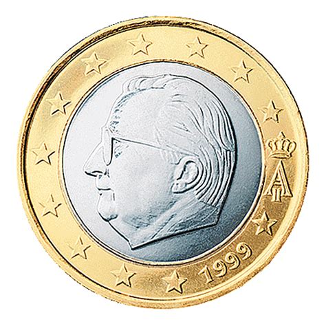 Euro Coins Belgium 1 Euro 1999 The Black Scorpion