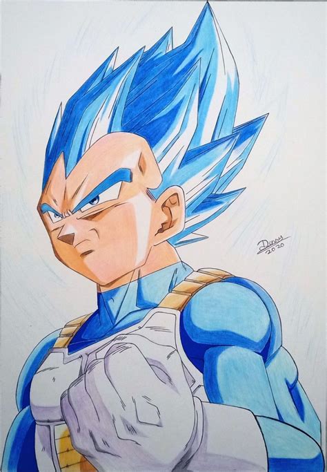 Vegeta Super Saiyan Blue Drawing Blue Drawings Super Saiyan Blue Anime