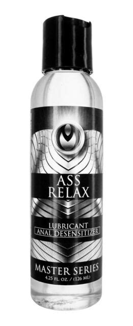 Master Series Ass Relax Lubricant Anal Desensitizer 4 25oz Anal Play Butt Lube Ebay