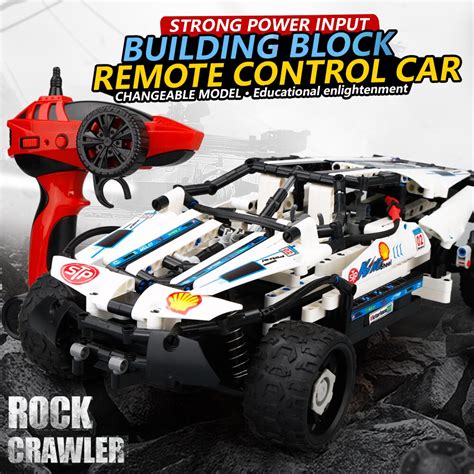 New Diy Building Blocks Rc Car 2017a 9 116 24g Remote Control Car
