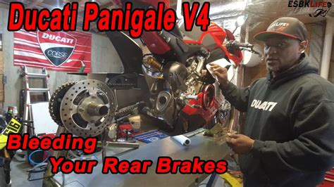 Bleeding Your Ducati Panigale V4 Rear Brakes Youtube