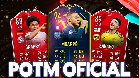 It's a new potm in fut, so we'll have just 3 candidates. FIFA 20 | 🔥OFICIAL - POTM BUNDESLIGA + POTM LIGUE 1 ...