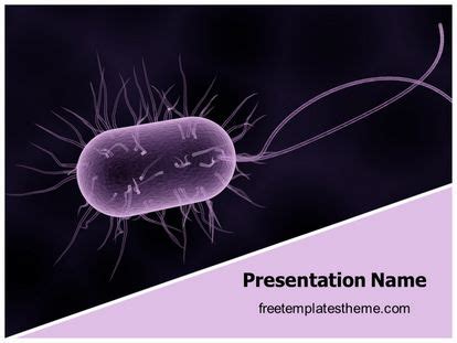 1 master background , 1 internal slide. Free Bacteria Virus PowerPoint Template ...